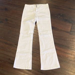 Sanctuary clothing white flare leg jeans